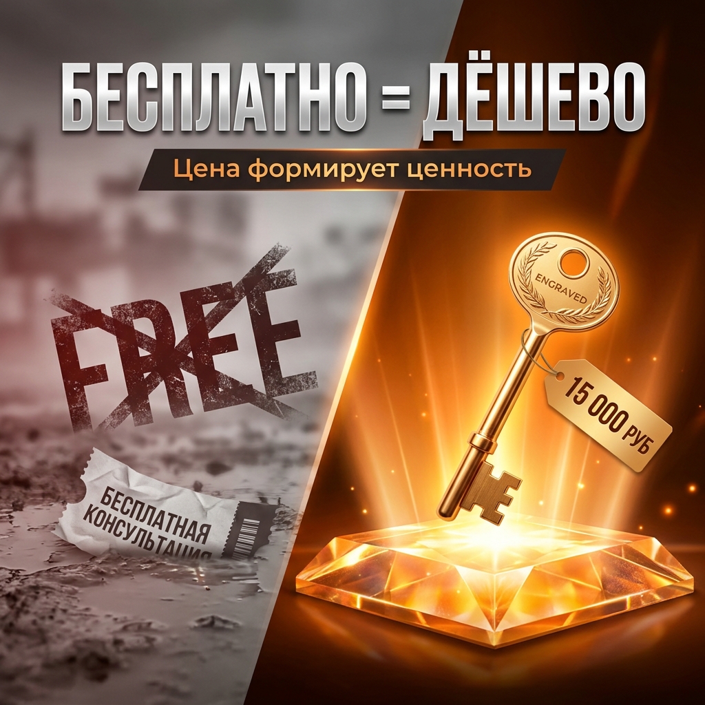 Ты думаешь, что бесплатная консультация — это подарок клиенту.