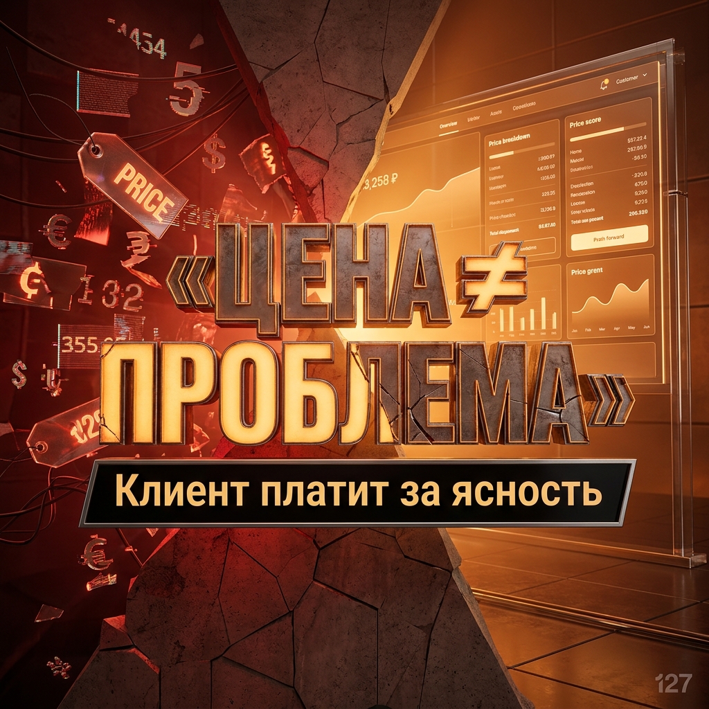 Ты назвал сумму. Клиент замолчал. Потом написал «дорого» и слился.