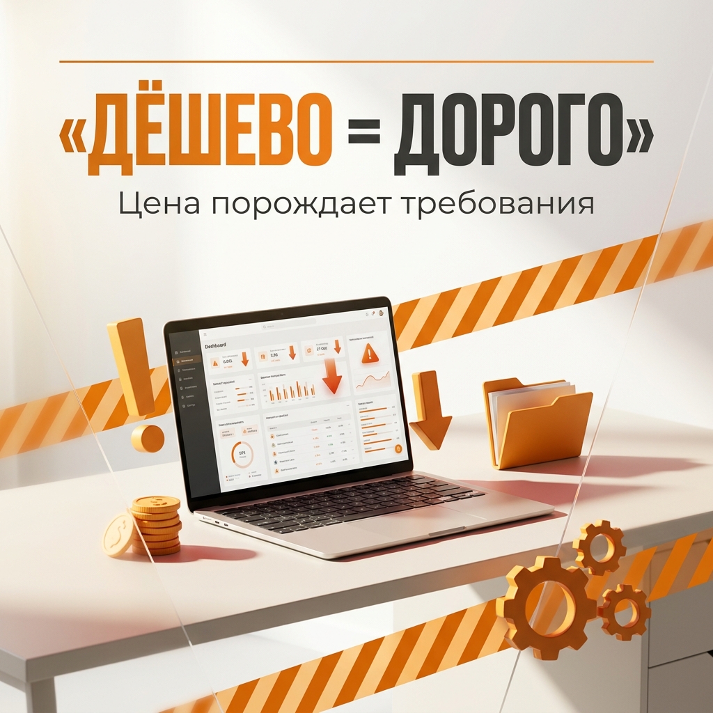 Он ещё не подписал договор, а уже просит скидку.