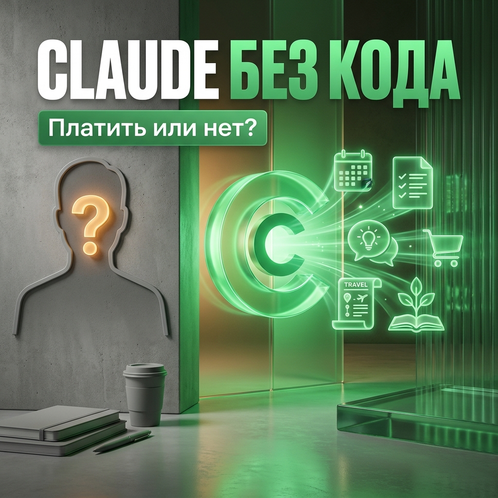 Ты видишь везде: «Claude», «нейросети», «AI изменит всё». И тихо думаешь: а мне-то оно надо? Я не программист. Я маркетолог. Или бухгалтер. Или у меня своя маленькая студия.