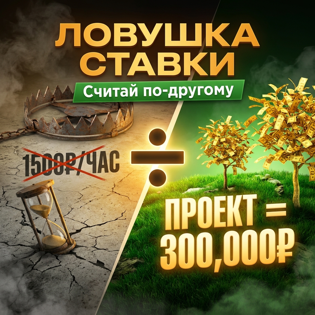 Ты продаёшь часы. И удивляешься, почему потолок дохода прибит гвоздями к твоей же голове.