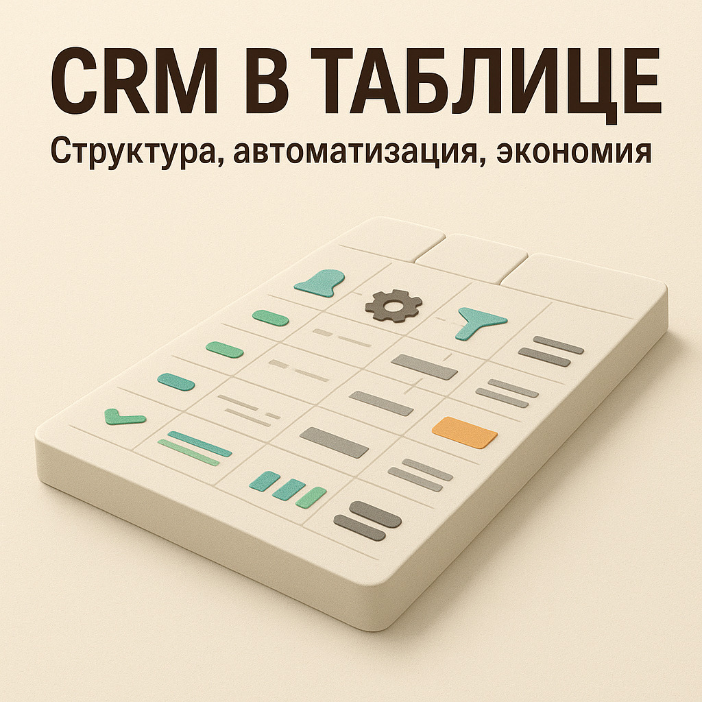 Таблица на три вкладки, которая заменила CRM за тридцать тысяч в месяц