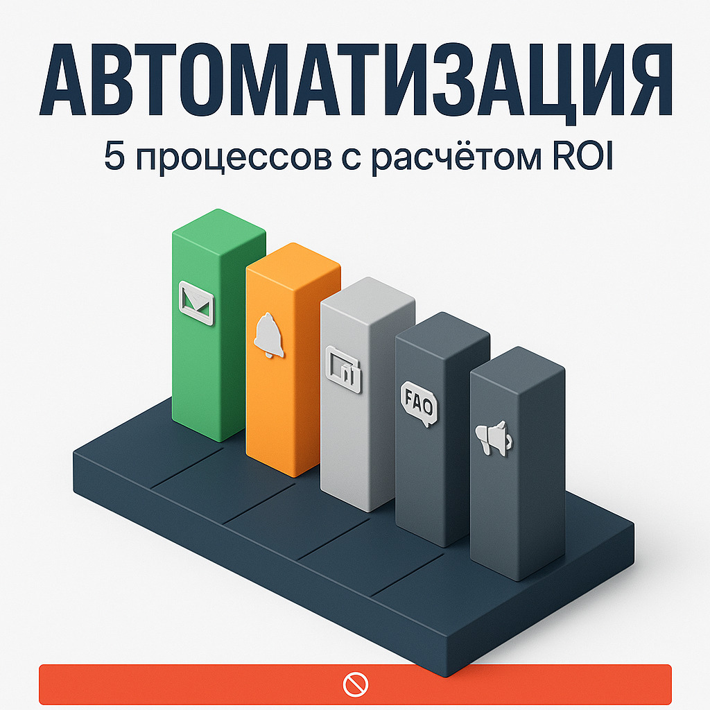 Что автоматизировать первым: пять процессов, которые окупаются за месяц