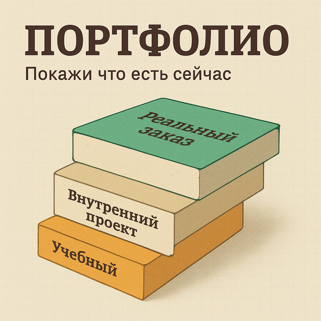 Ты прячешь работы, потому что они недостаточно хороши. Это тебя и держит
