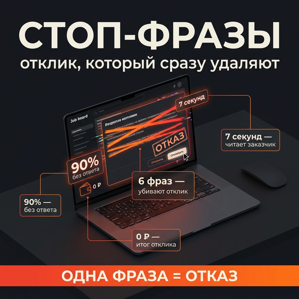 🙊 Шесть фраз в отклике, после которых вас точно не позовут