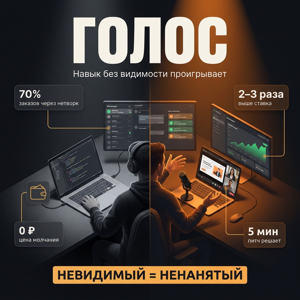 Молчаливый гений всегда проигрывает говорящему середняку. Почему