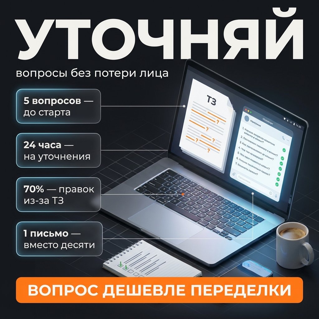 Как переспрашивать по ТЗ и не выглядеть при этом некомпетентным